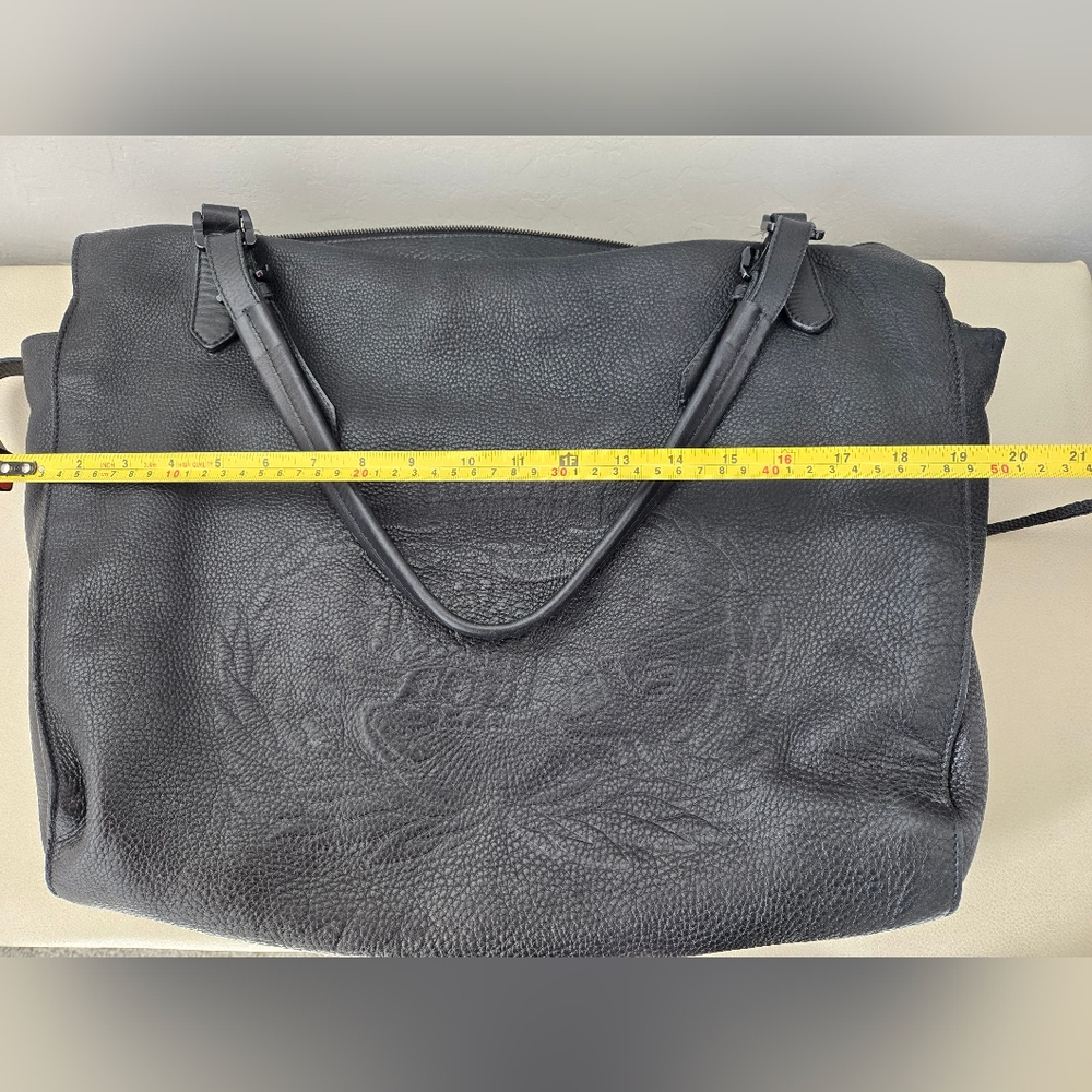 Burberry leather extra large weekender bag - Picture 14 of 16